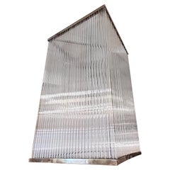 Set of Mid-Century Glass Rods Lanterns, Sold Individually