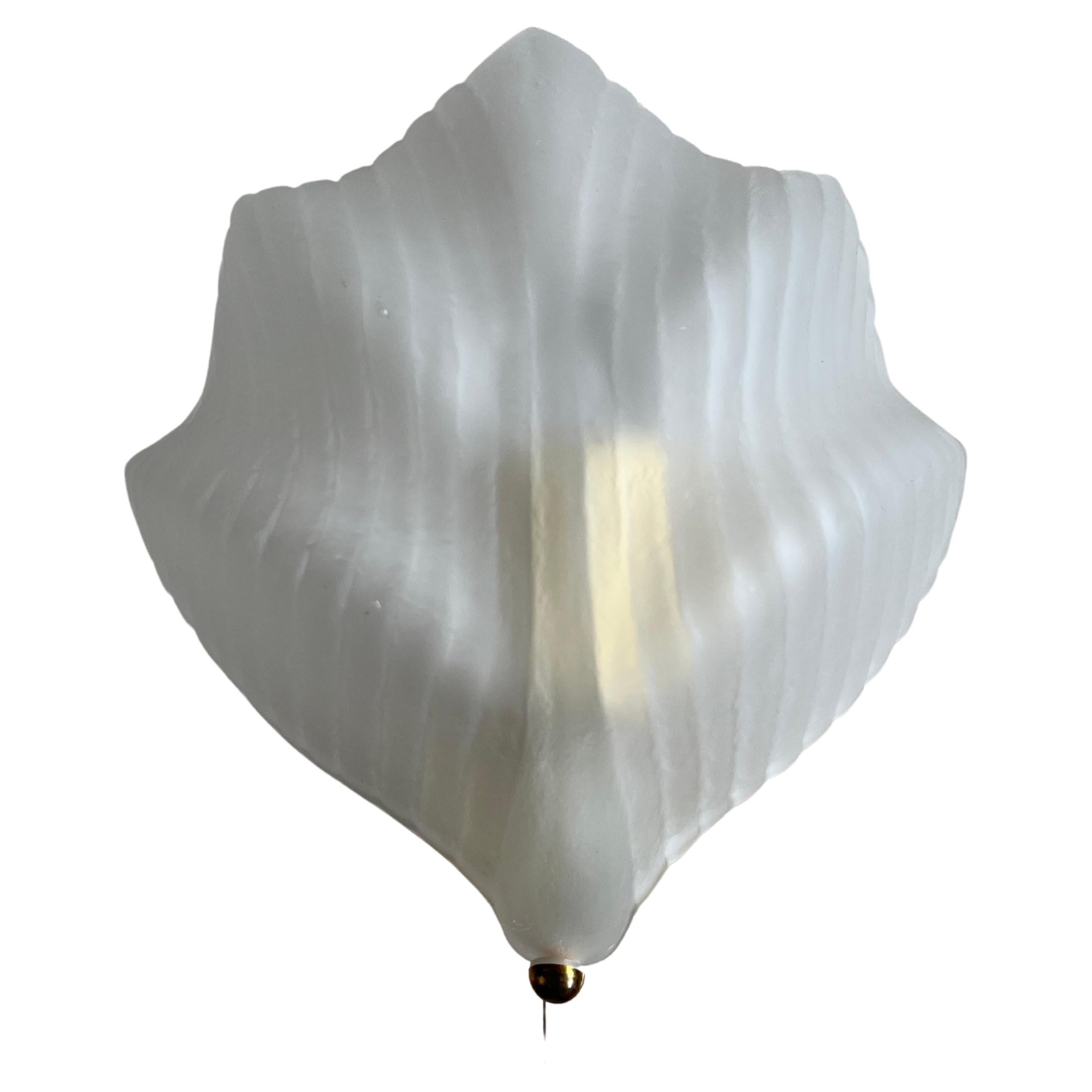 Set of Mid-Century Glass Wall Lamps by Zelezny Brod, Around 1980s For Sale