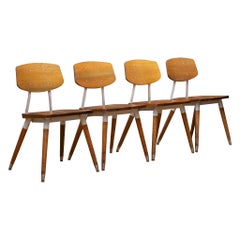 Set of Mid-Century Hil-Rom Hospital Waiting Room Chairs, C.1950