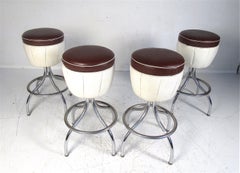 Set of Mid-Century Modern Bar Stools