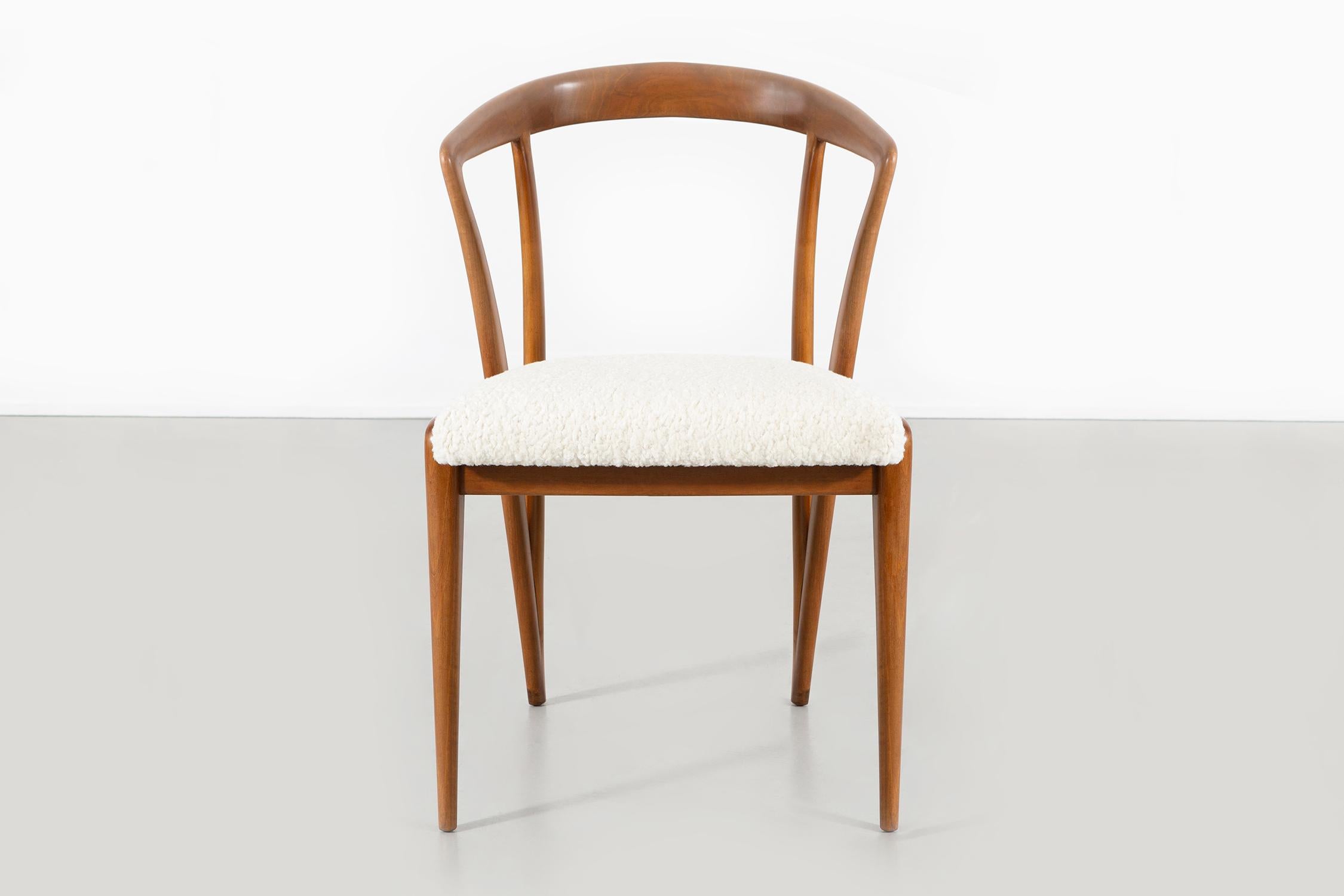 Mid-20th Century Set of Mid-Century Modern Bertha Schaefer for Singer and Sons Dining Chairs