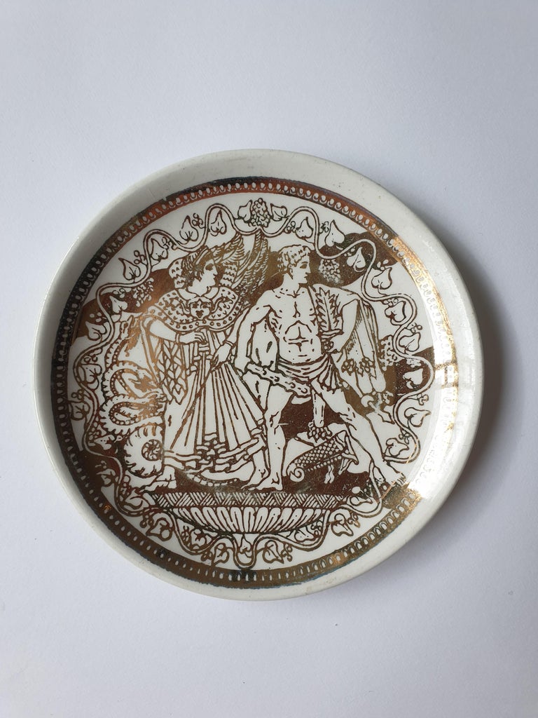 Set of Mid-Century Modern Coasters by Fornasetti For Sale 1