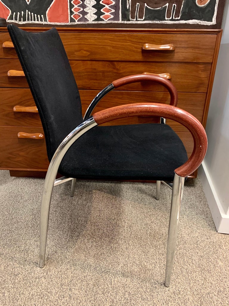 Set of MidCentury Modern Made in Italy Dining Chairs at 1stDibs