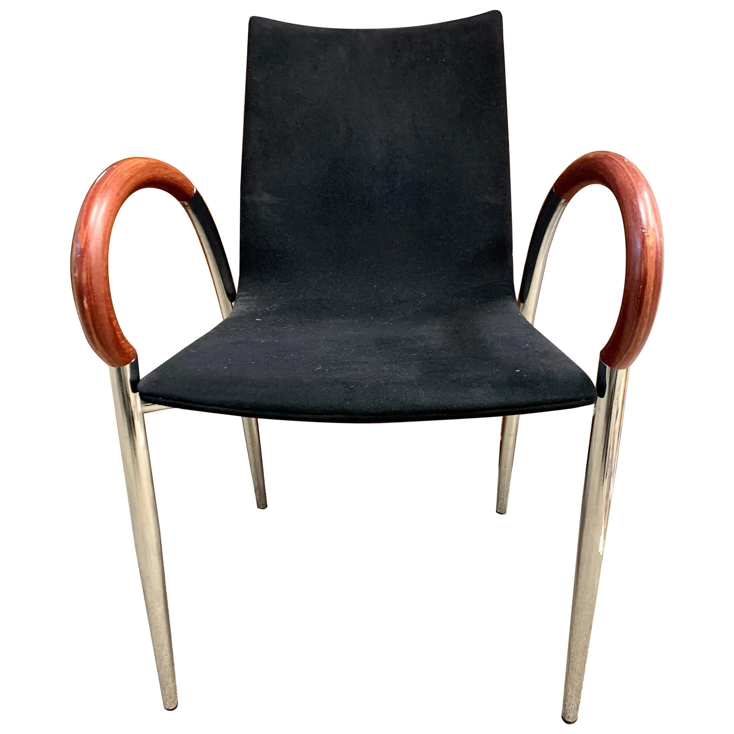 Set of Mid-Century Modern Made in Italy Dining Chairs