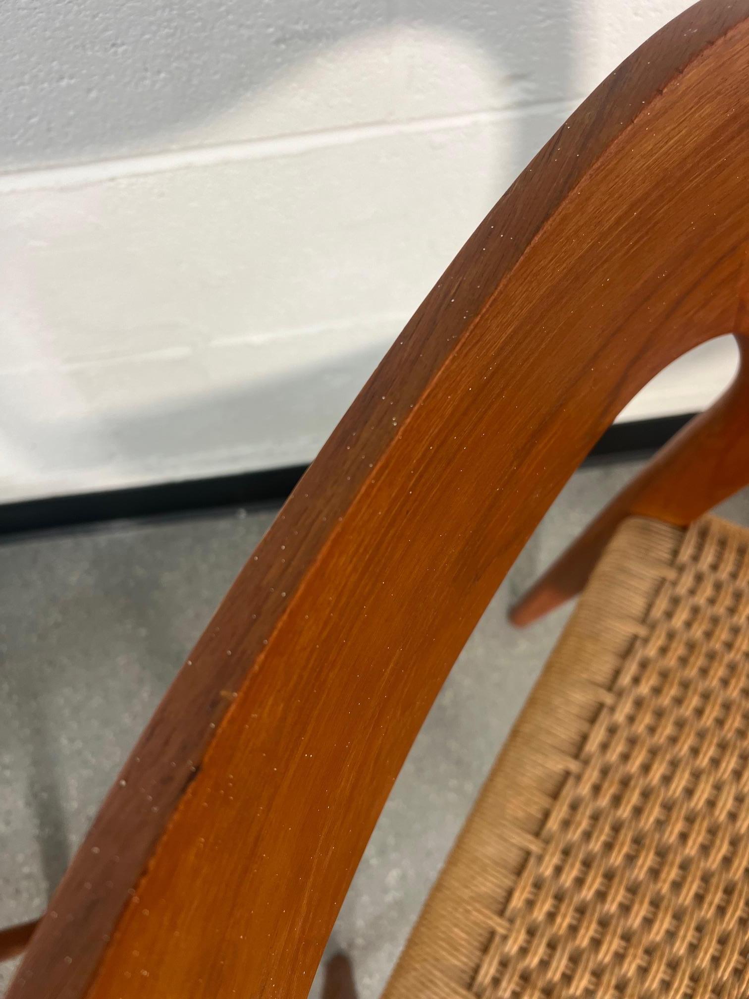 Set Of Mid Century Modern Teak Dining Chairs By Niels Moller Model 71 And 55 5