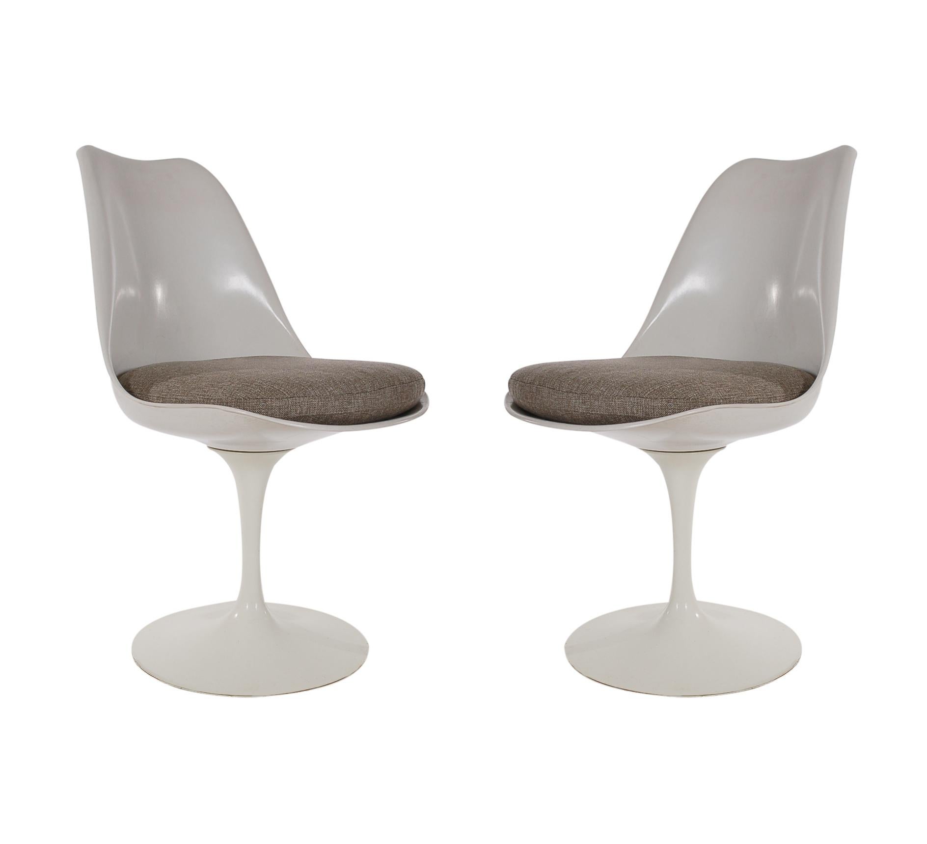 Set of Mid-Century Modern Tulip Swivel Dining Chairs by Eero Saarinen for Knoll 1
