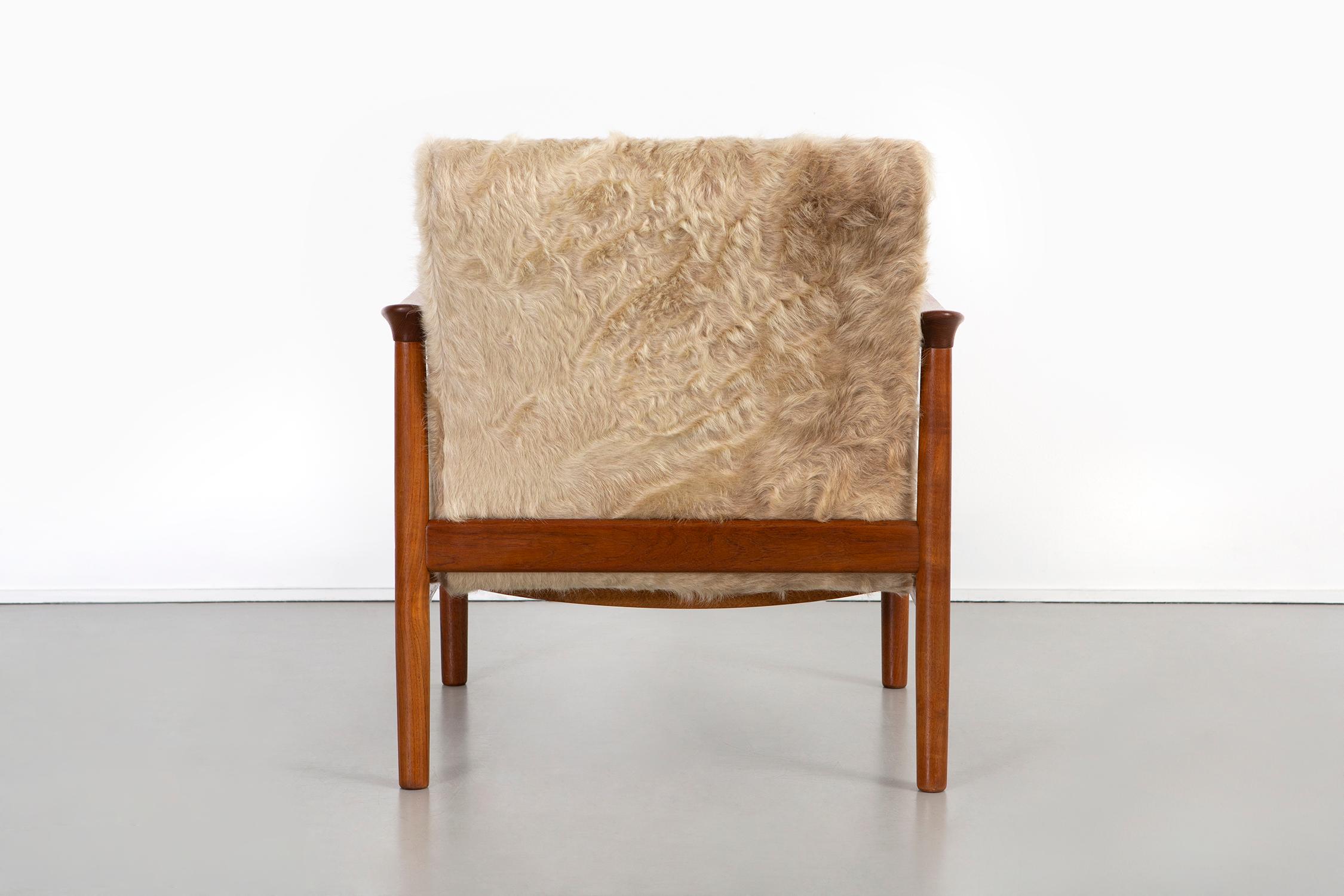 Mid-20th Century Set of Mid-Century Modern Westnofa Lounge Chairs in Brazilian Cowhide