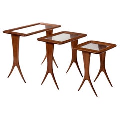 Set of Mid Century Nesting Tables by Raphael '1912-2000'