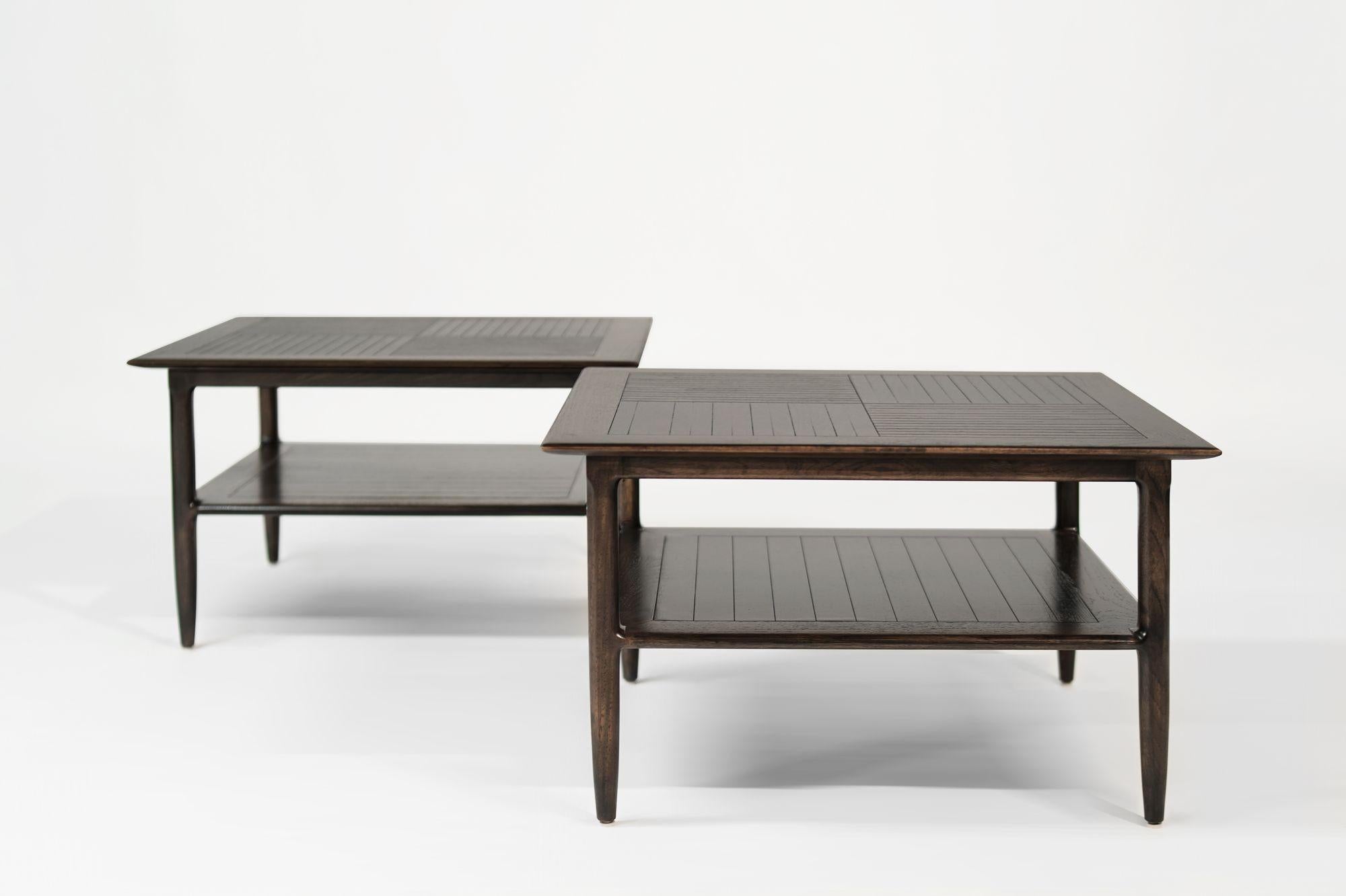 Américain Ensemble de tables basses en Oak C. Espresso, C. 1950s en vente