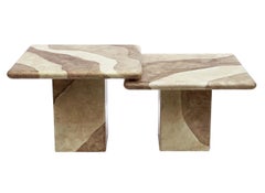 Ensemble de tables d'appoint ou de tables à cocktail postmodernes du milieu du siècle dernier d'après Enrique Garcel