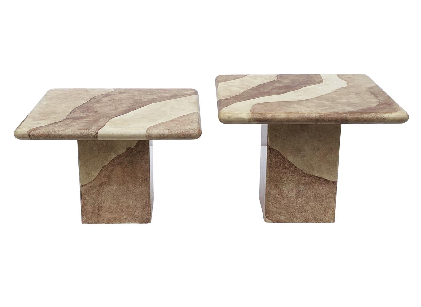 Conjunto de mesas auxiliares o Cocktail Tables postmodernas de mediados de siglo según Enrique Garcel en venta 3