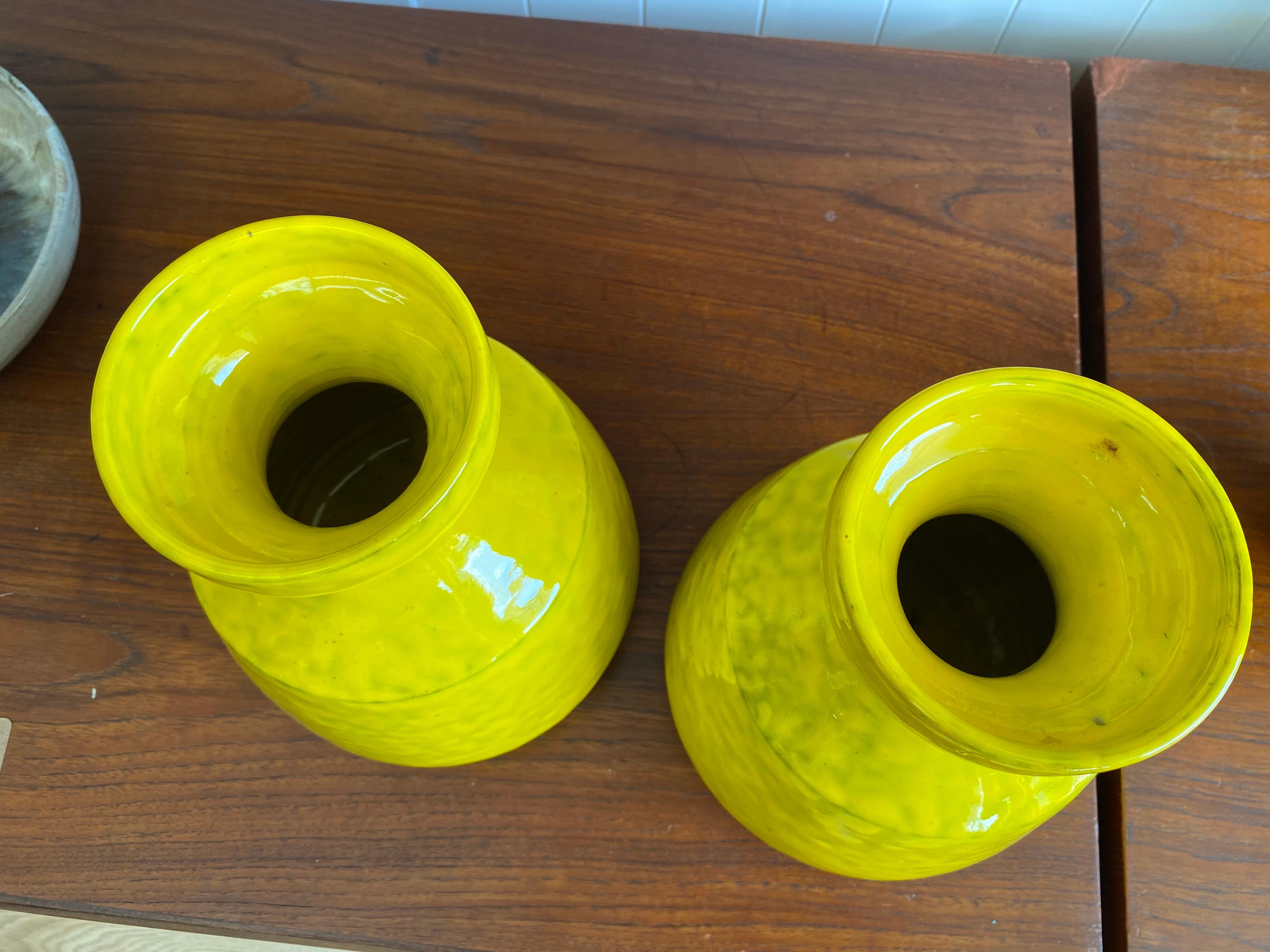 Set of Mid-Century Rosenthal-Netter Ceramic Vases In Good Condition In San Antonio, TX