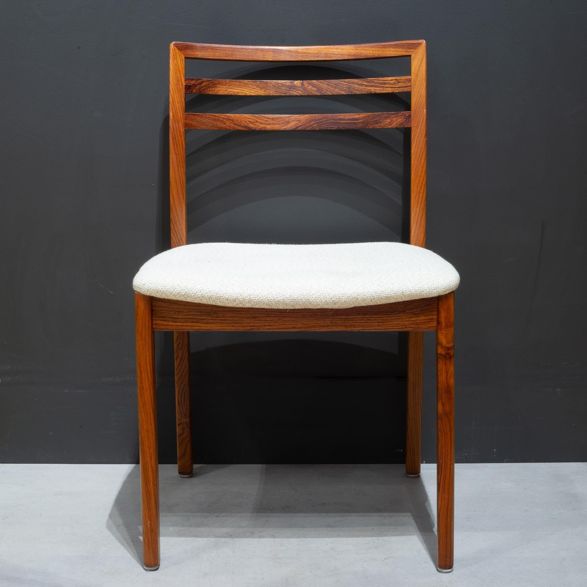 Set of Mid-Century Rosewood Dining Chairs, C.1970 6