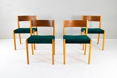 Set of four Mid Century Scandinavian Modern in the manner of Cadovius Pia Chair