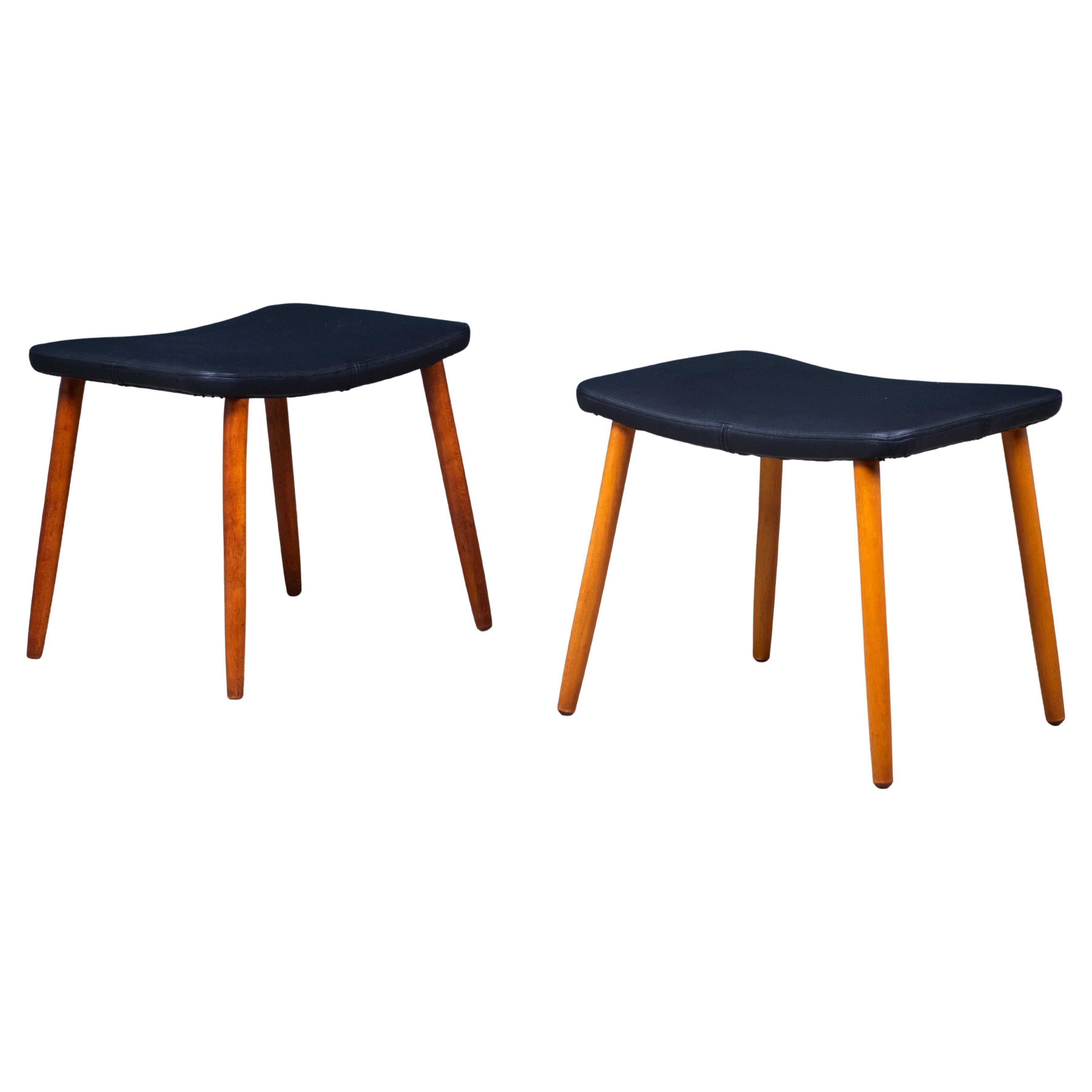 Set of Mid-Century Stools, Danish design, 1960s For Sale