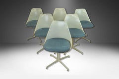 Set of Mid-Century Tulip Chairs by Burke