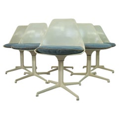 Set of Mid-Century Tulip Chairs by Burke