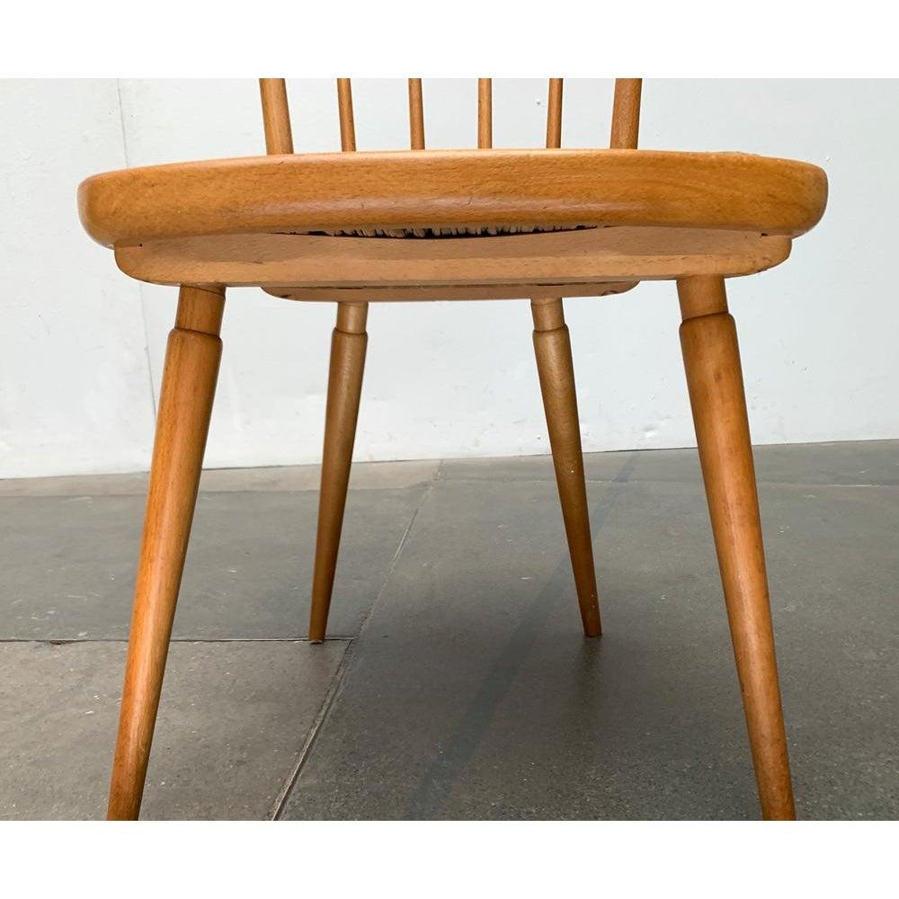 Set di sedie in legno di metà secolo nello stile di Arno Lambrecht, anni '50 in vendita 4