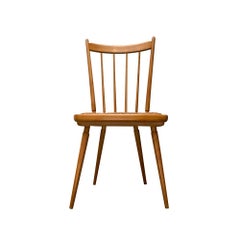 Set of Mid-Century Wooden Chairs in the style of Arno Lambrecht, 1950s