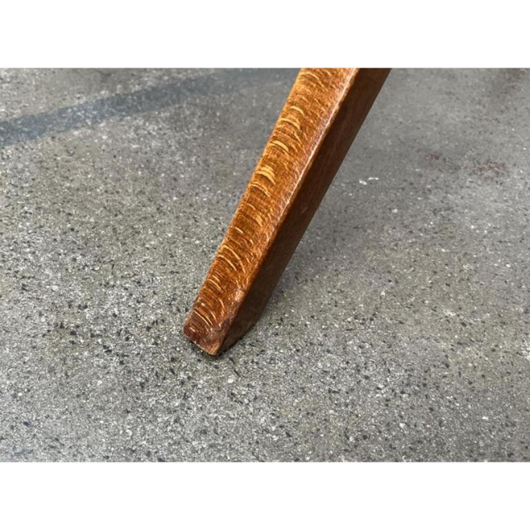 Set di sedie Foldes in legno di metà secolo con sedute in vimini viennese, anni '60 in vendita 4