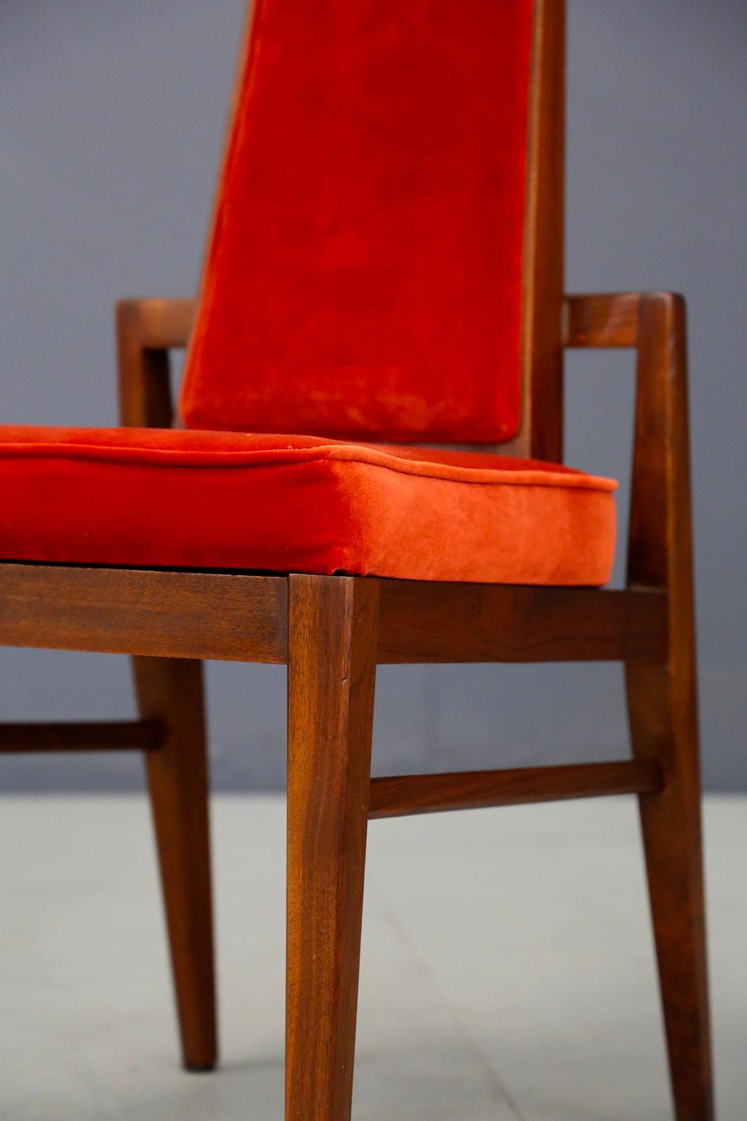 Set of Midcentury Asain Armchairs Attributed a James Mont, 1950s  In Good Condition In Milano, IT