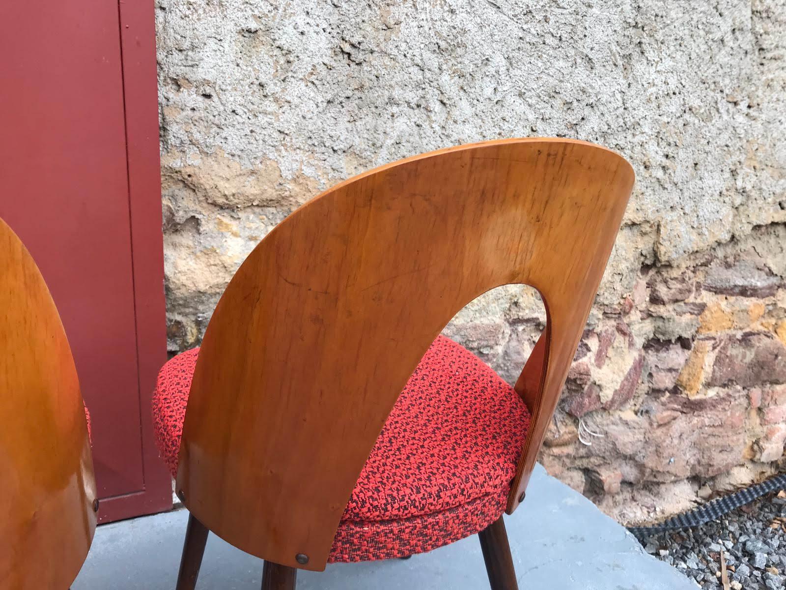Set of Midcentury Dining Chairs by Antonin Suman, Czechoslovakia In Good Condition In Prague 8, CZ