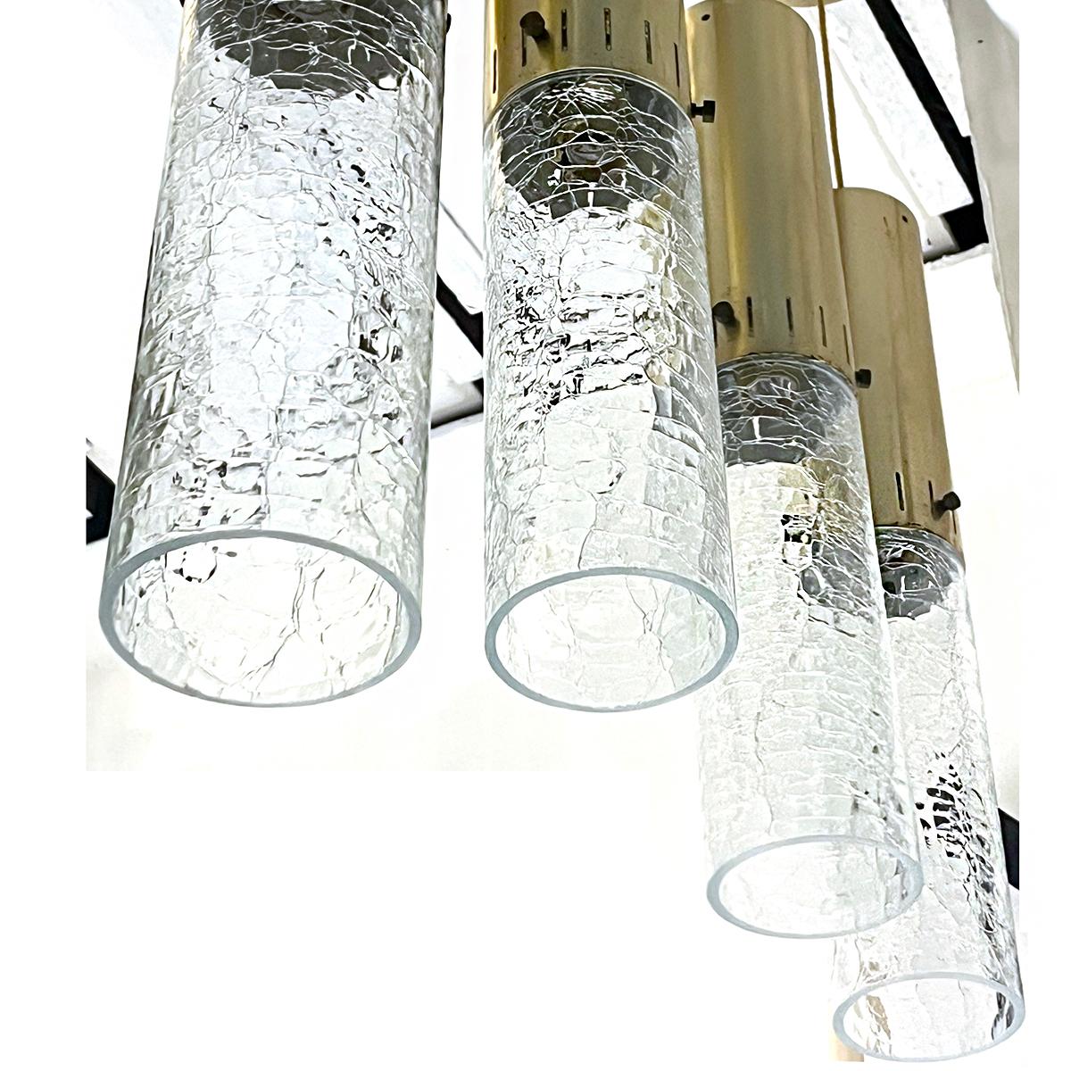 Set of Midcentury Glass Light Fixtures, Sold Individually For Sale 2