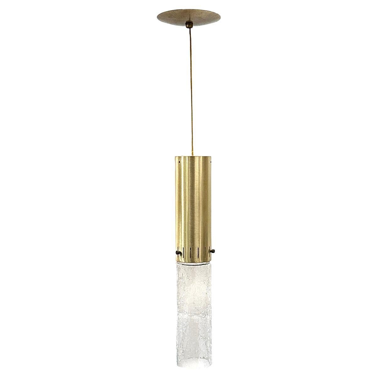 Set of Midcentury Glass Light Fixtures, Sold Individually For Sale