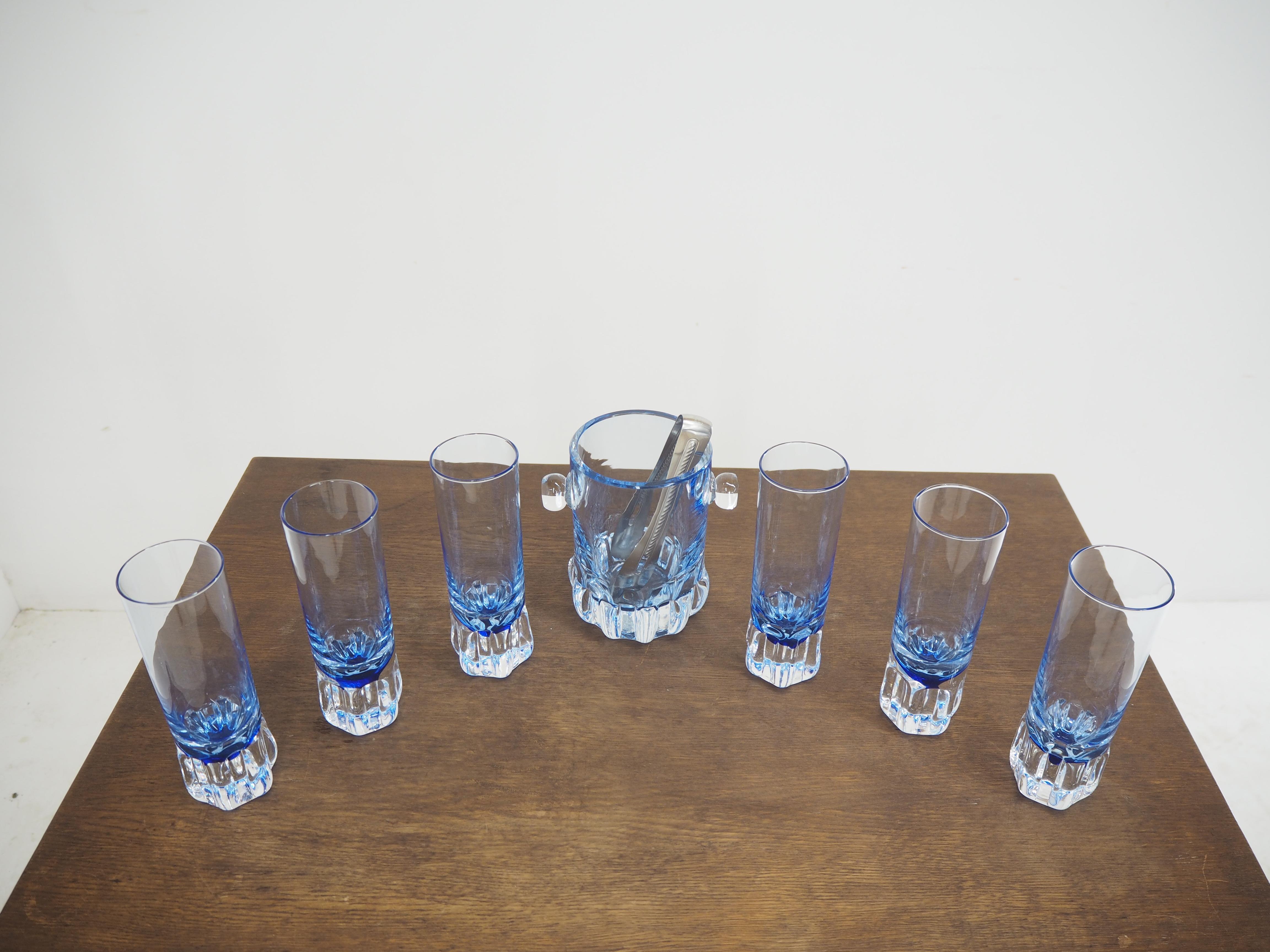 Mid-Century Modern Ensemble de verres et bols pour la glace du milieu du siècle dernier, 1960 en vente