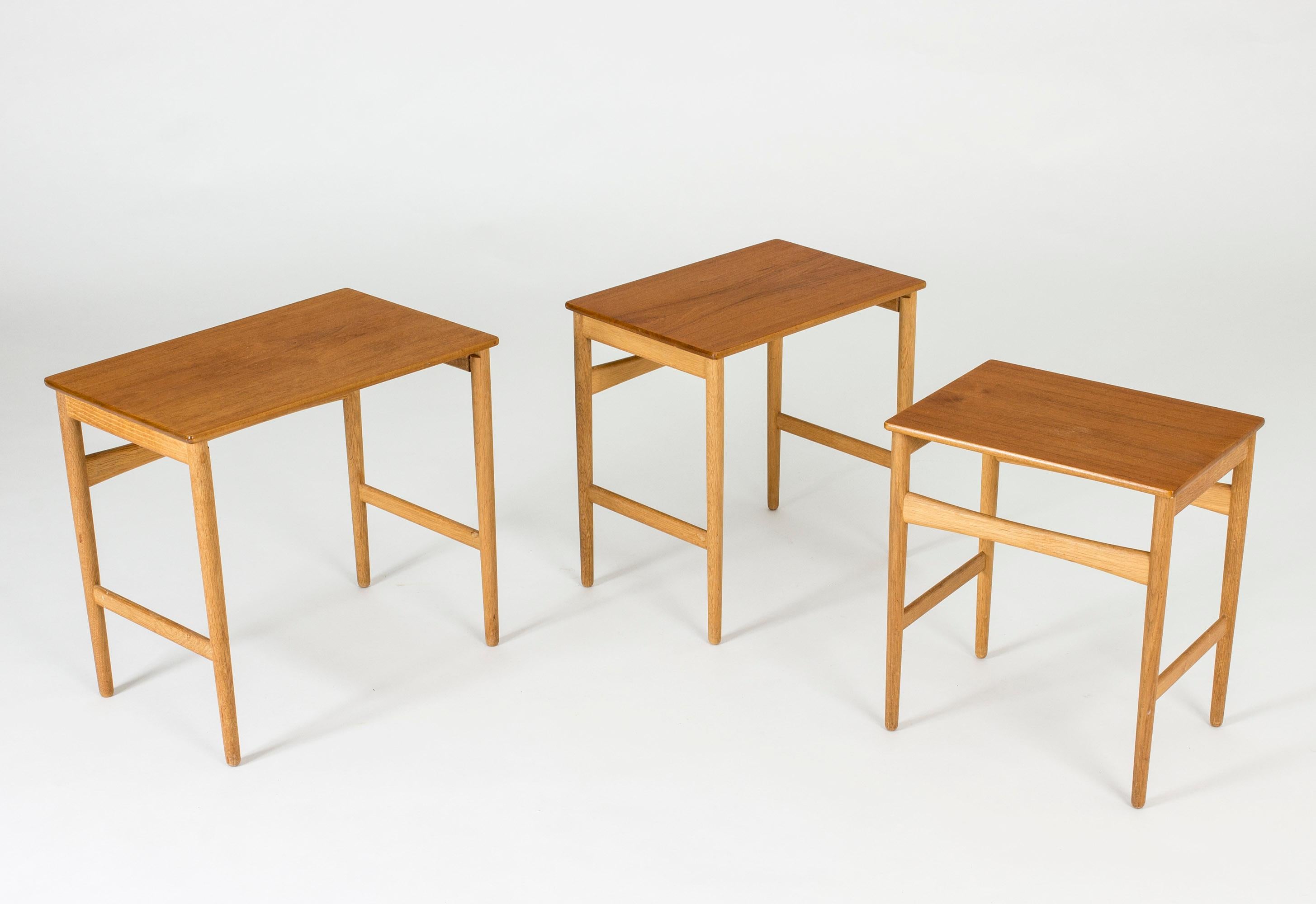 Set of Midcentury Nesting Tables by Hans J. Wegner (Dänisch)