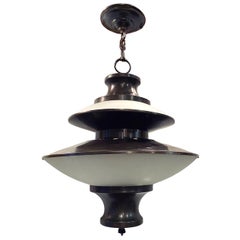 Vintage Set of Midcentury Patinated Bronze Light Fixtures, Sold Individually