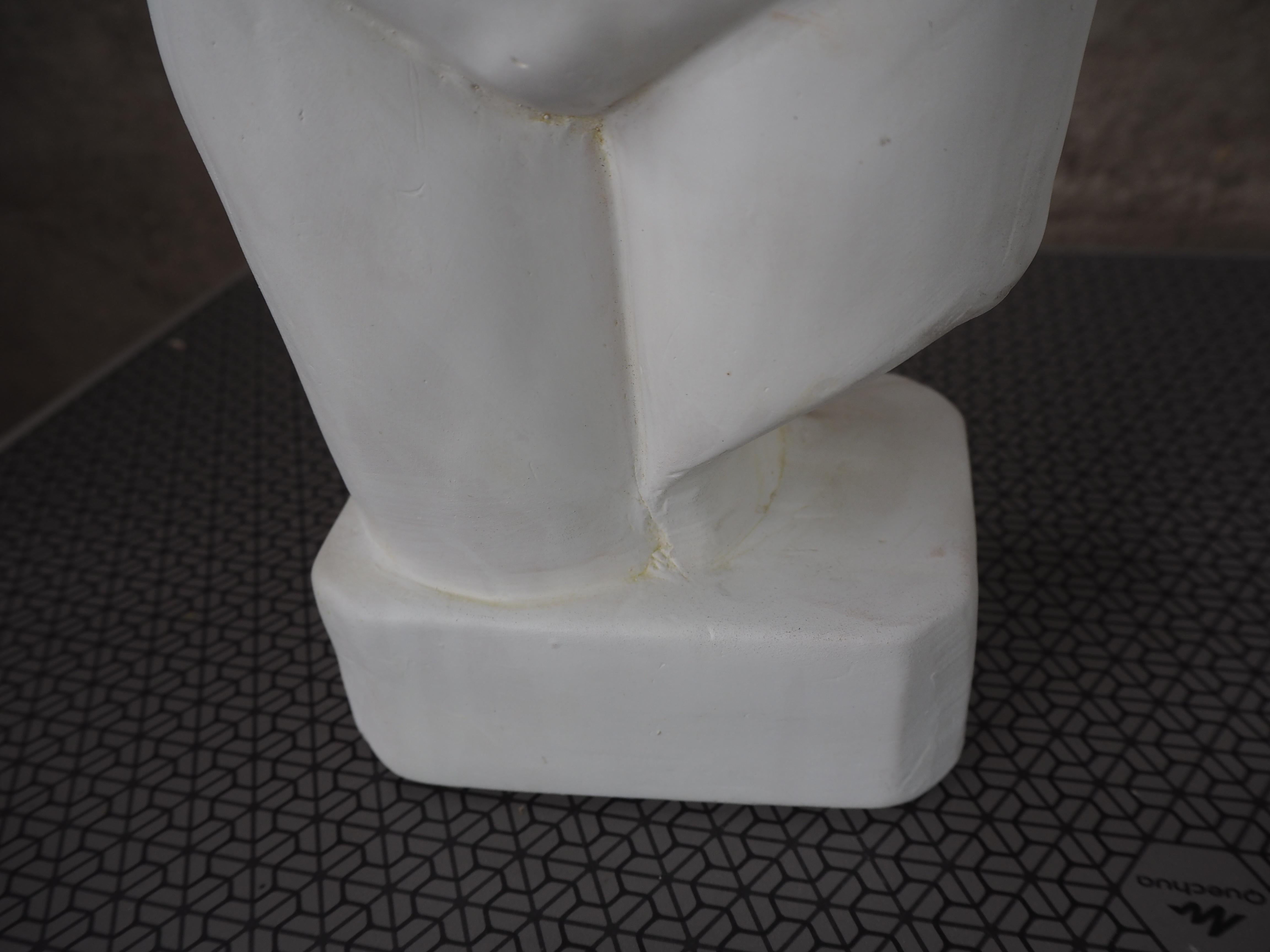 Set di corpi di scultura da tavolo in ceramica del Medioevo, anni '70 in vendita 5