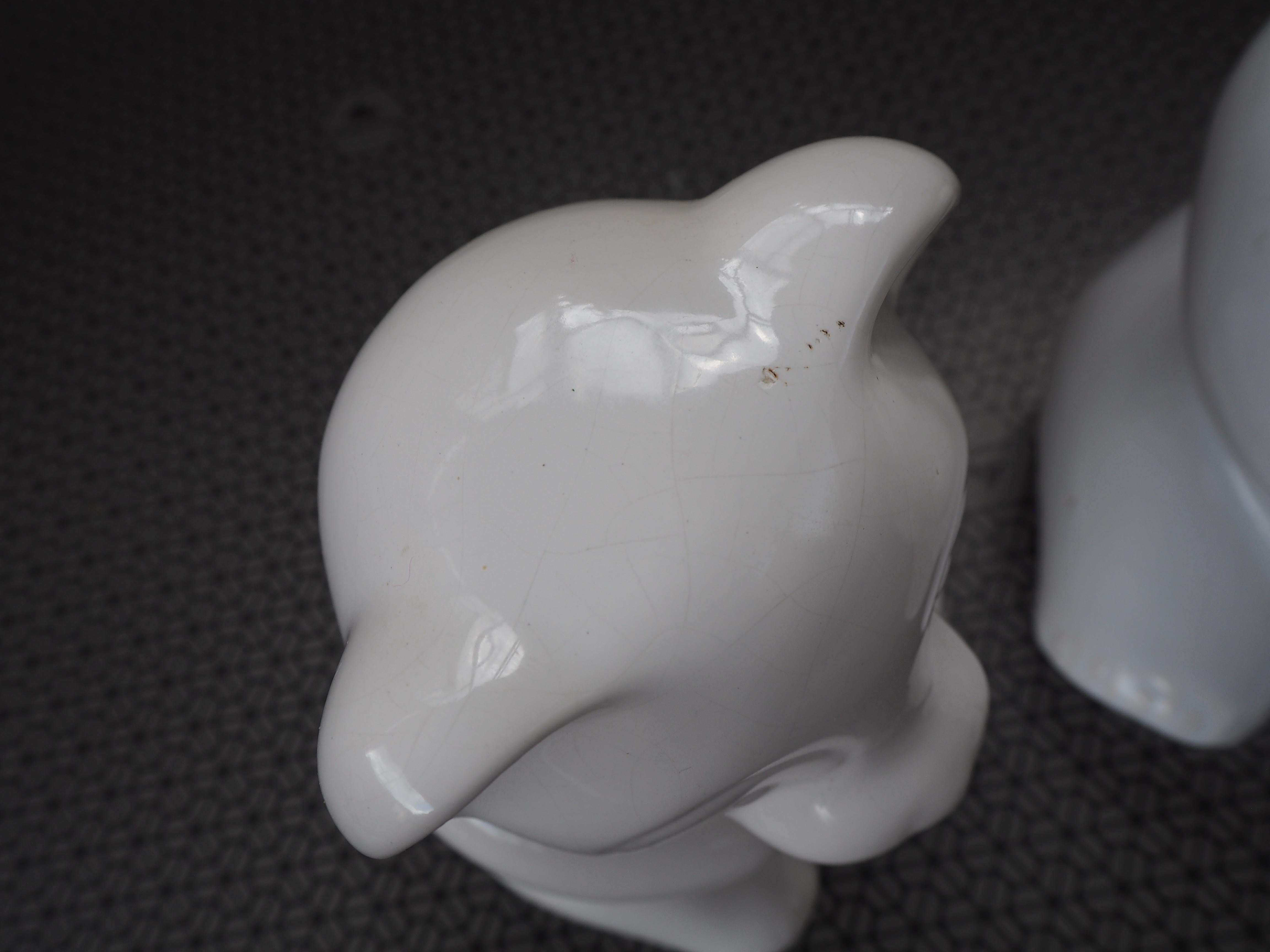 Set of Midcentury Table Sculpture Ceramic Pandas, 1970s For Sale 9