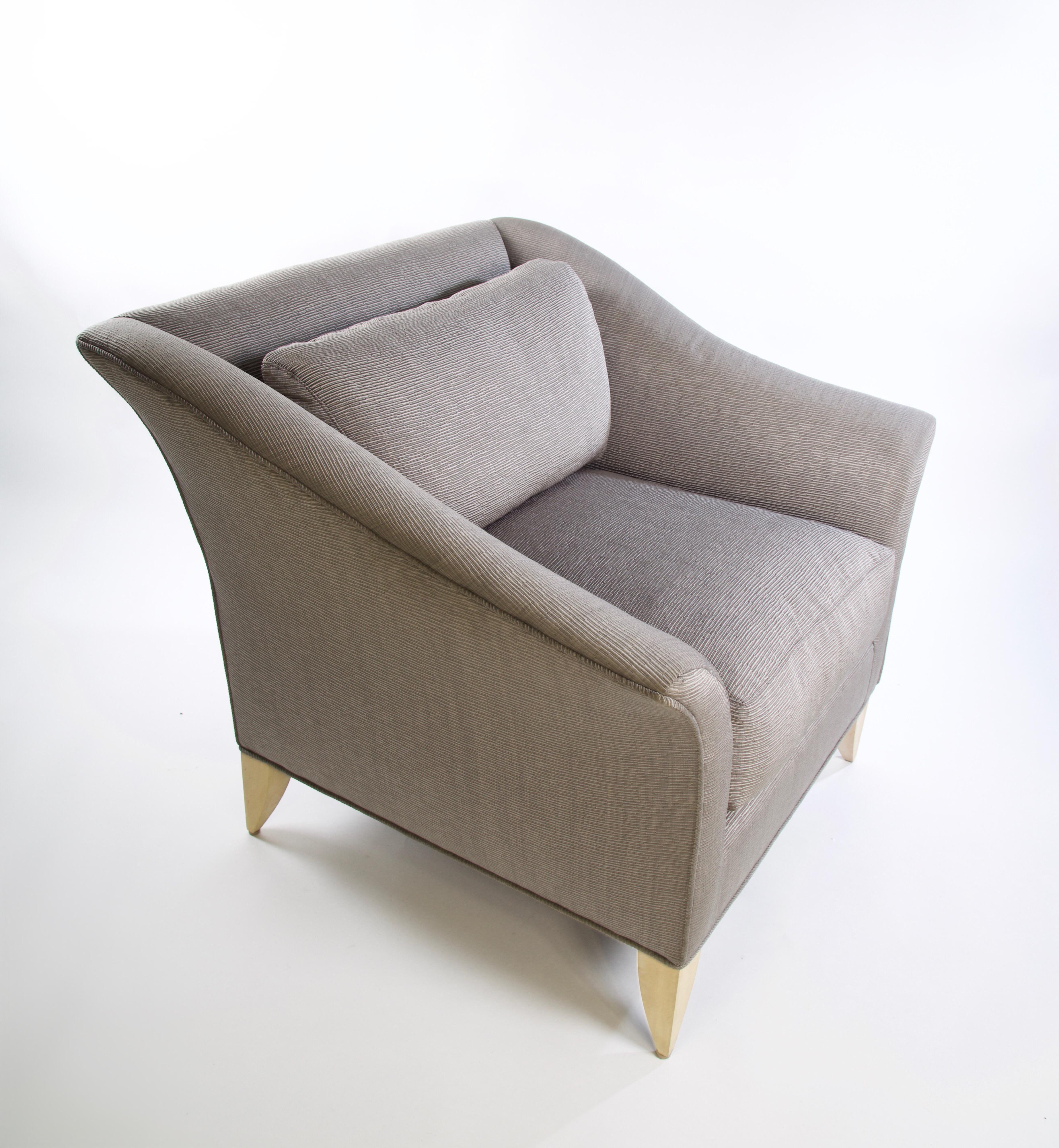 American Set of Milo Baughman Biedermeier Lounge Chairs for Thayer Coggin For Sale