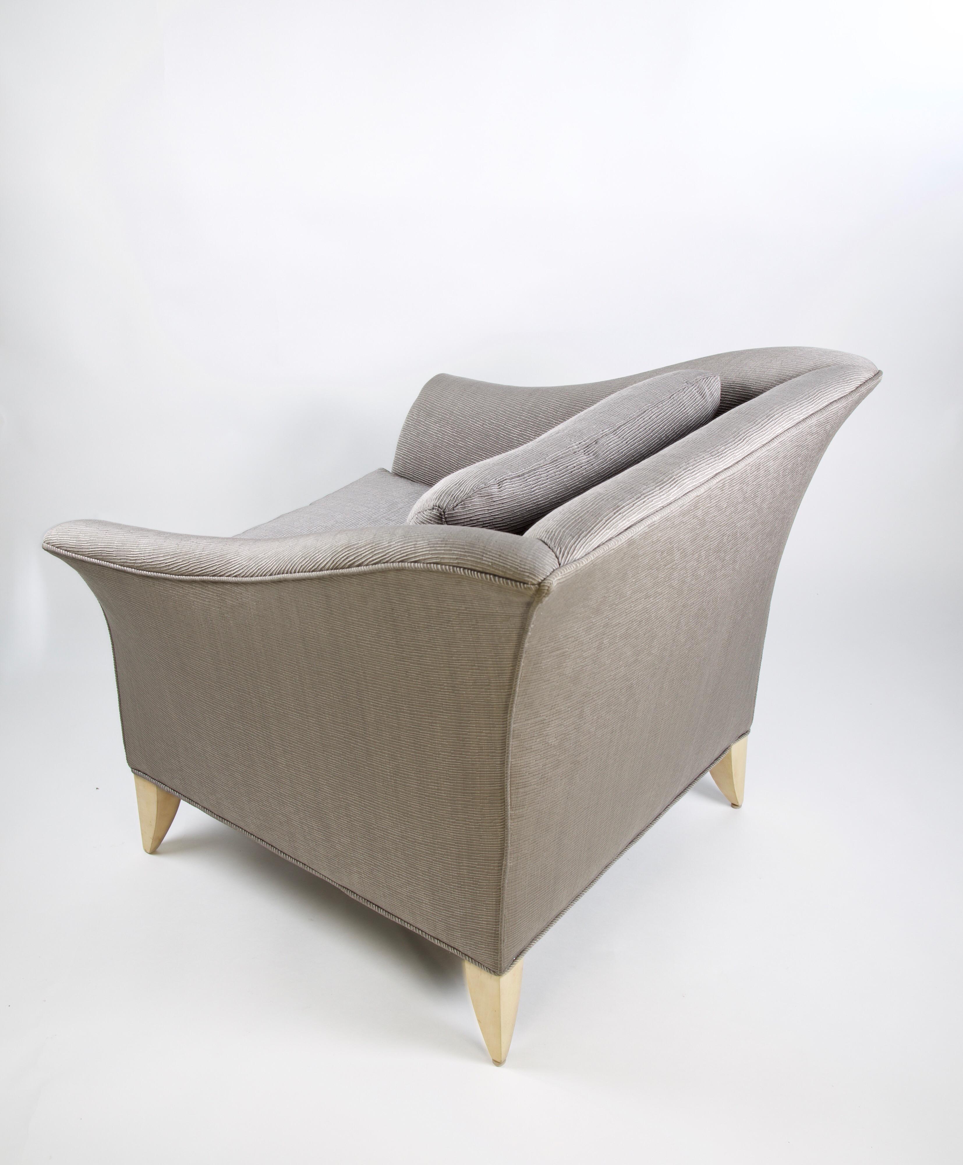 Set of Milo Baughman Biedermeier Lounge Chairs for Thayer Coggin For Sale 3