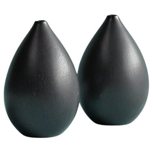 Set of miniature ceramic vases by Carl-Harry Stålhane, Rörstrand, Sweden, 1950s en vente