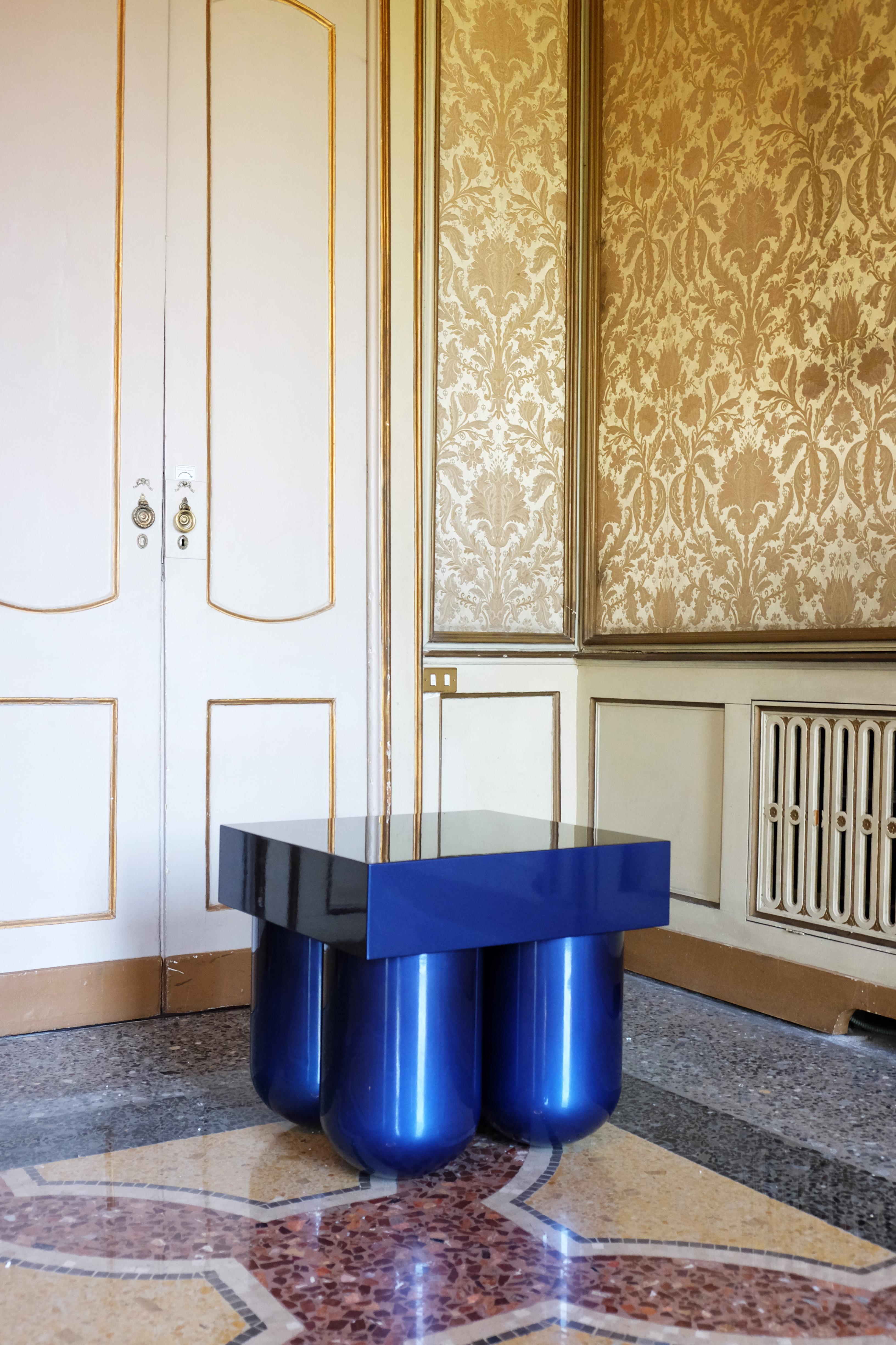 Contemporary Set of Minibar and Side Table by Müsing-Sellés For Sale