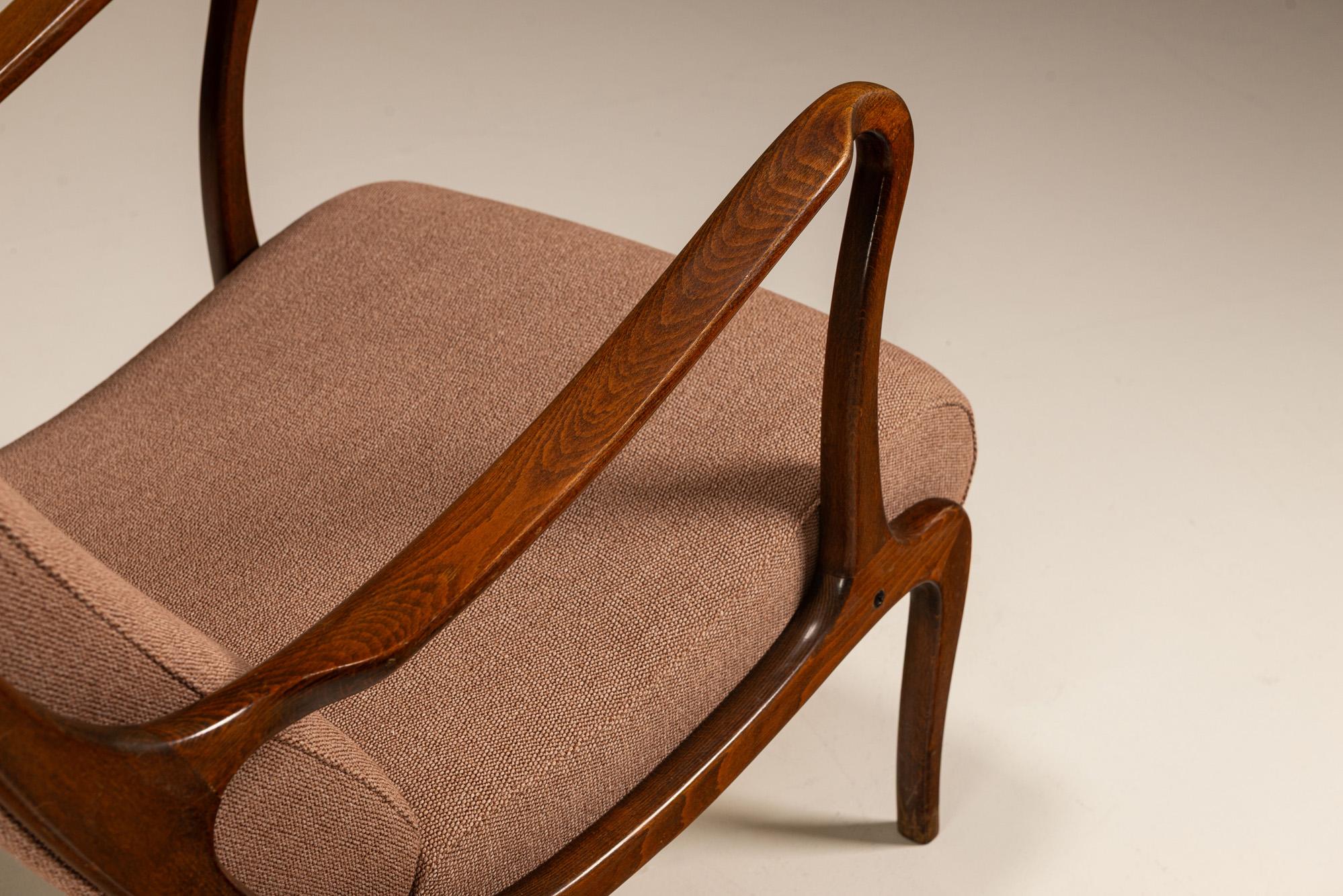 Set of 'Mitzi' Arm Chairs by Ezio Longhi, Italy 1950s en vente 3
