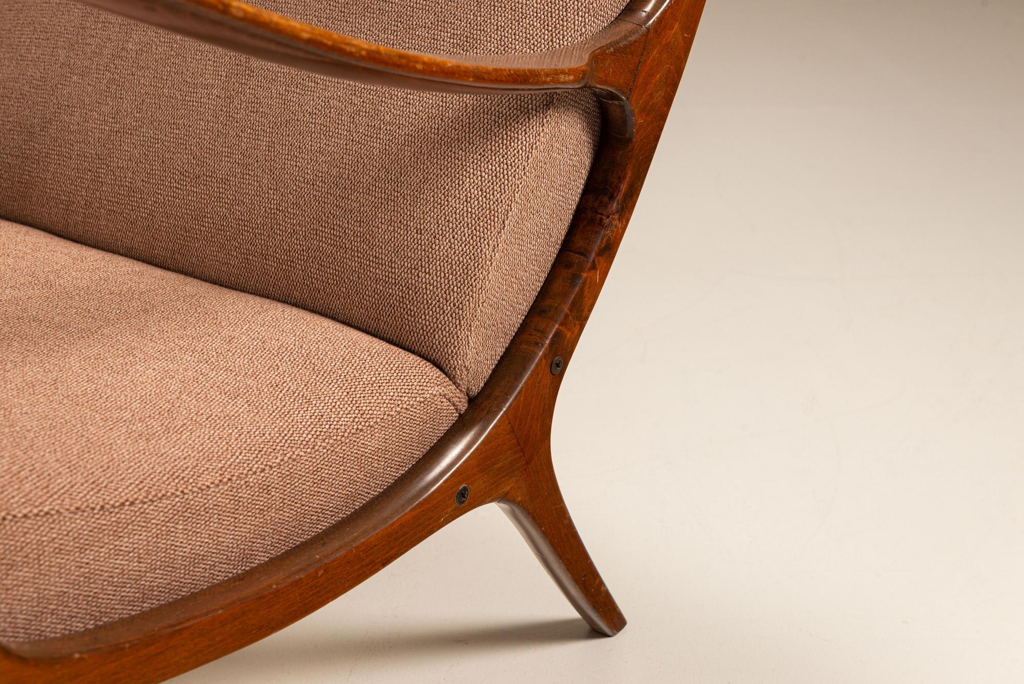 Set of 'Mitzi' Arm Chairs by Ezio Longhi, Italy 1950s en vente 6