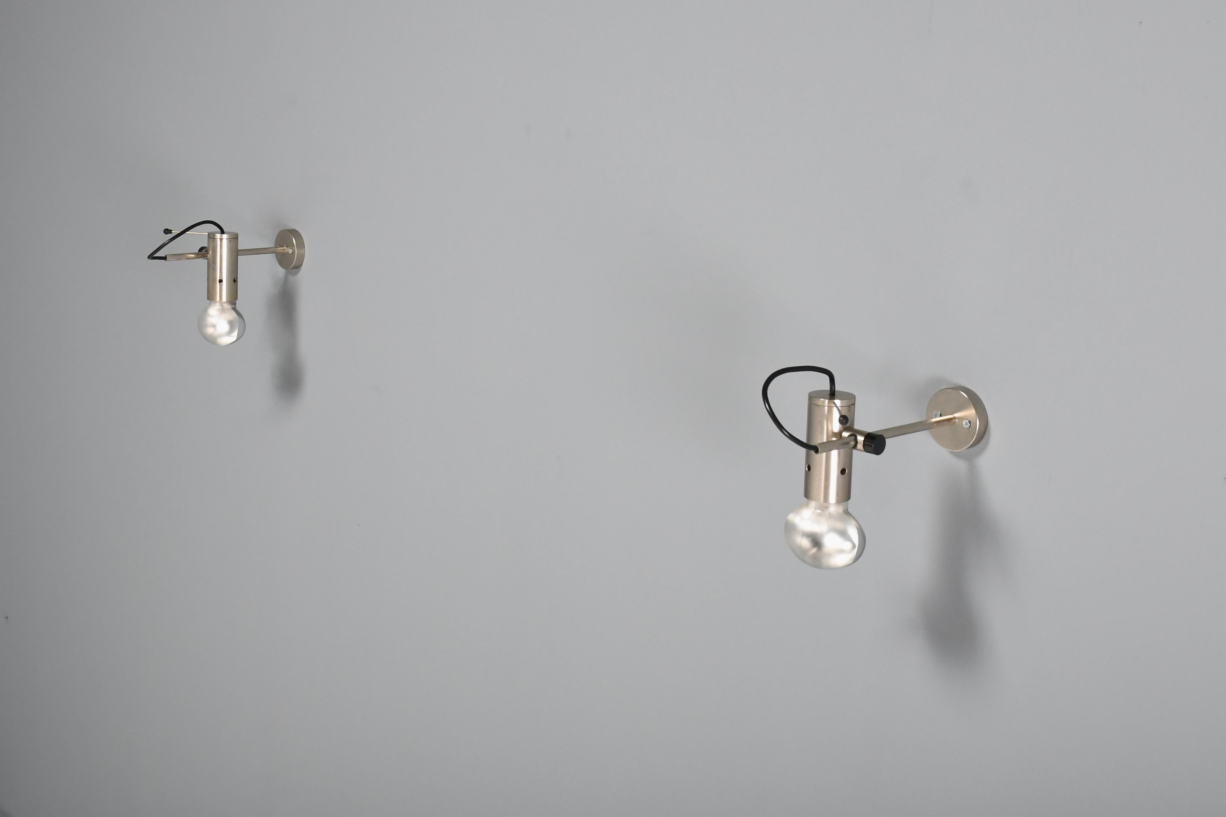20th Century Set of 'Mod. 251' Sconces by Tito Agnoli for Oluce, Italy 1960s