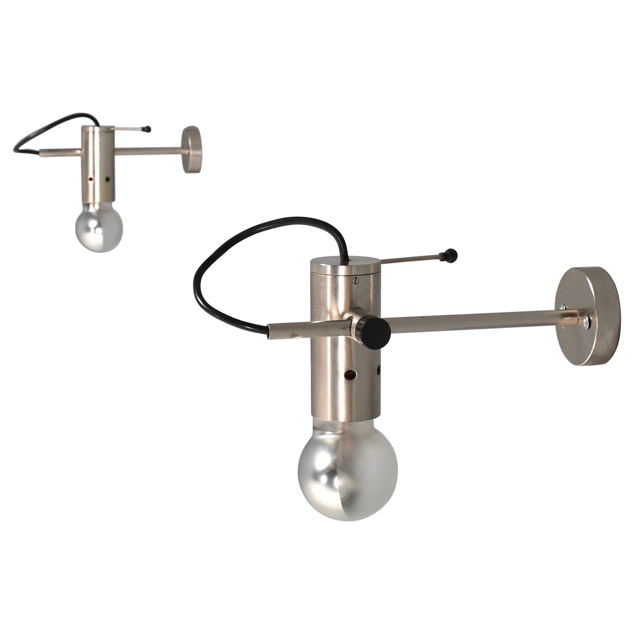 Set of 
Mod. 251
 Sconces by Tito Agnoli for Oluce, Italy 1960s