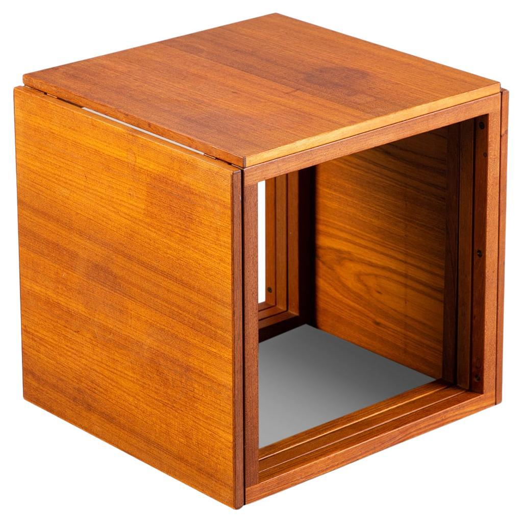 Set of Model 33 Kai Kristiansen Cube Nesting Tables in Teak