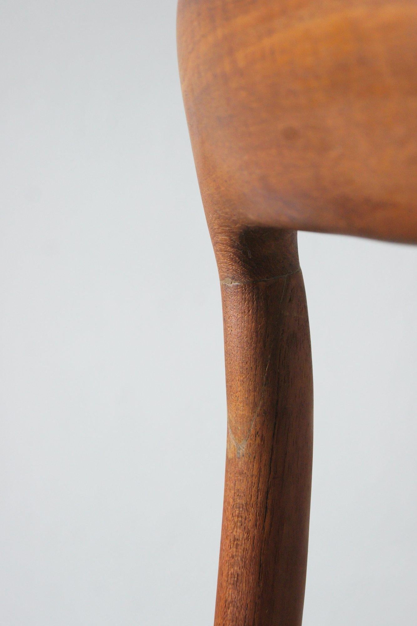 Set of Model 75 Dining Chairs by Niels Otto Moller for J.L. Møllers im Angebot 4