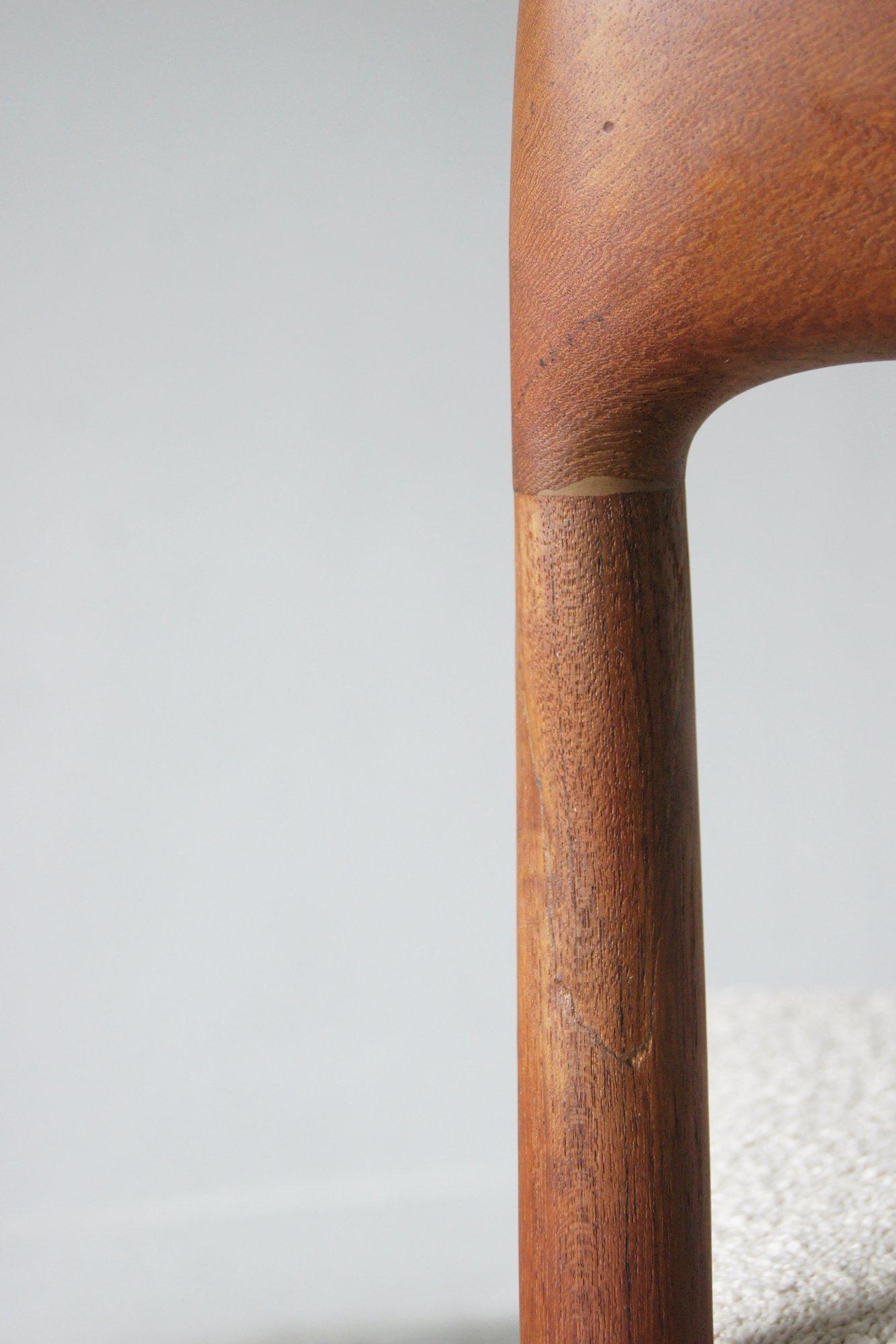 Set of Model 75 Dining Chairs by Niels Otto Moller for J.L. Møllers im Angebot 5