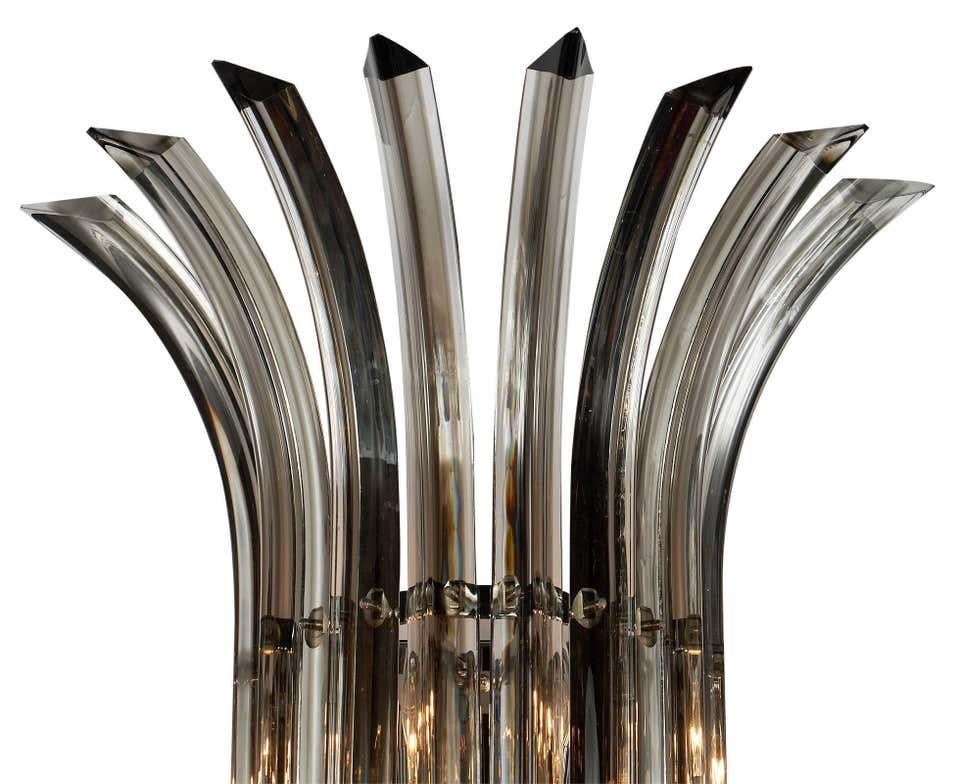 Set of Moderne Clear Glass Sconces, Sold Per Pair 1