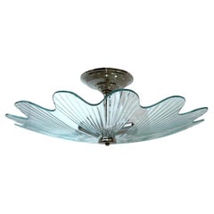 Ensemble de luminaires modernes en verre moulé, vendus individuellement