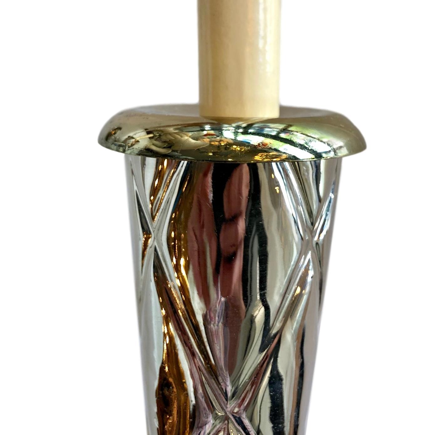 Italiano Set di lampade moderne in nichel e ottone in vendita