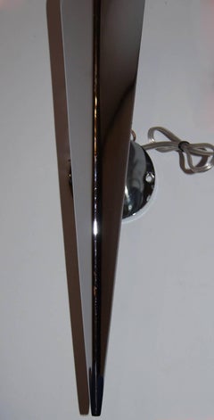 Set of Moderne Nickel-Plated Sconces, Sold in Pairs