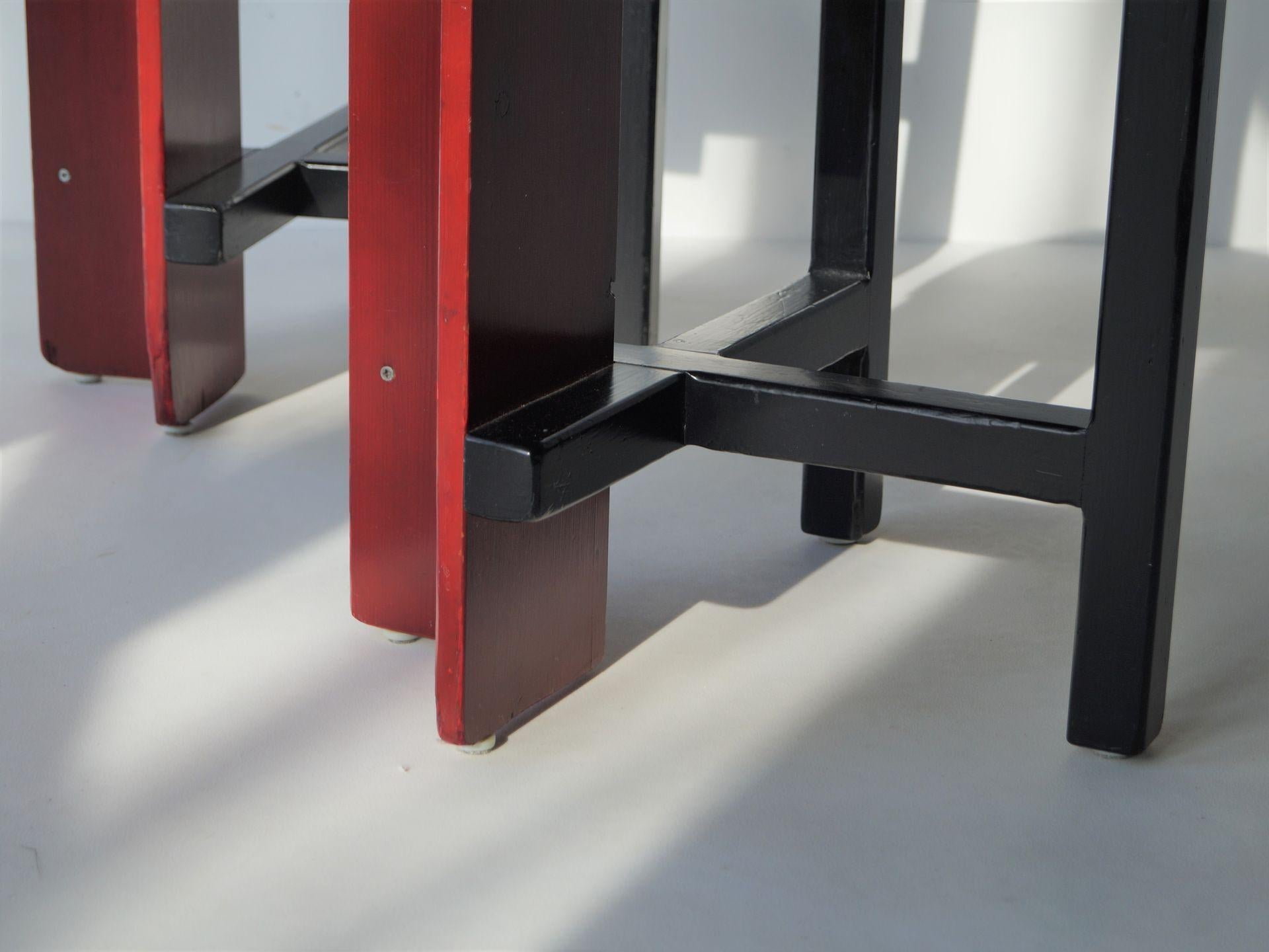 Set modernistischer Stühle „Bastille“ von  Niederländischer Architekt Piet Blom, 1960er Jahre im Angebot 3