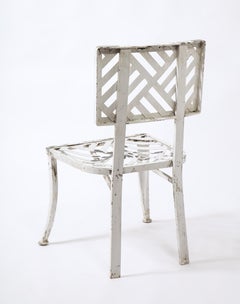 Set of Modernist Garden Side Chairs, USA, 1940's